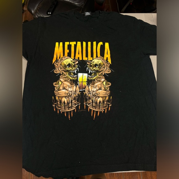 Vtg 2000 Metallica T-Shirt Pushead Summer Sanitarium Tour Large RARE sizd xl - Picture 2 of 5